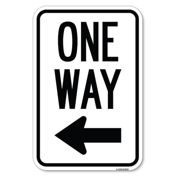 Safety Sign, 12 in Height, Aluminum, 18 in Length, 23522